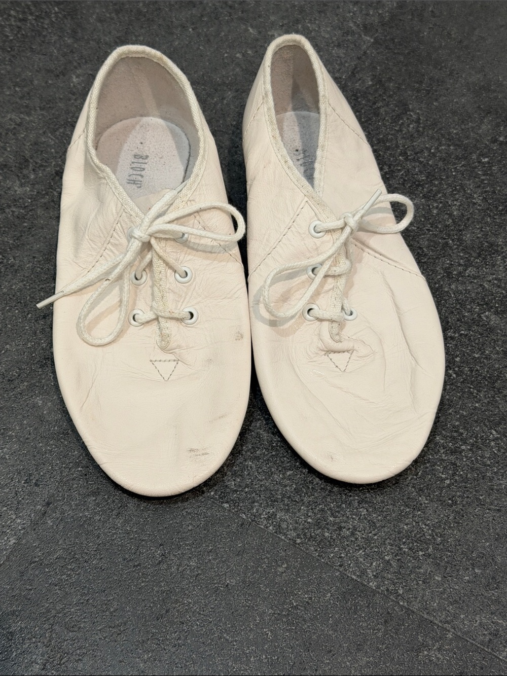Girls -BLOCH - White jazz shoes